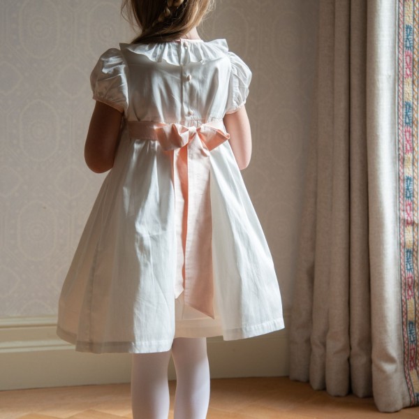 Diana Special Occasion Dress with Seashell Hand Smocking Diana Special Occasion Dress with Seashell Hand Smocking